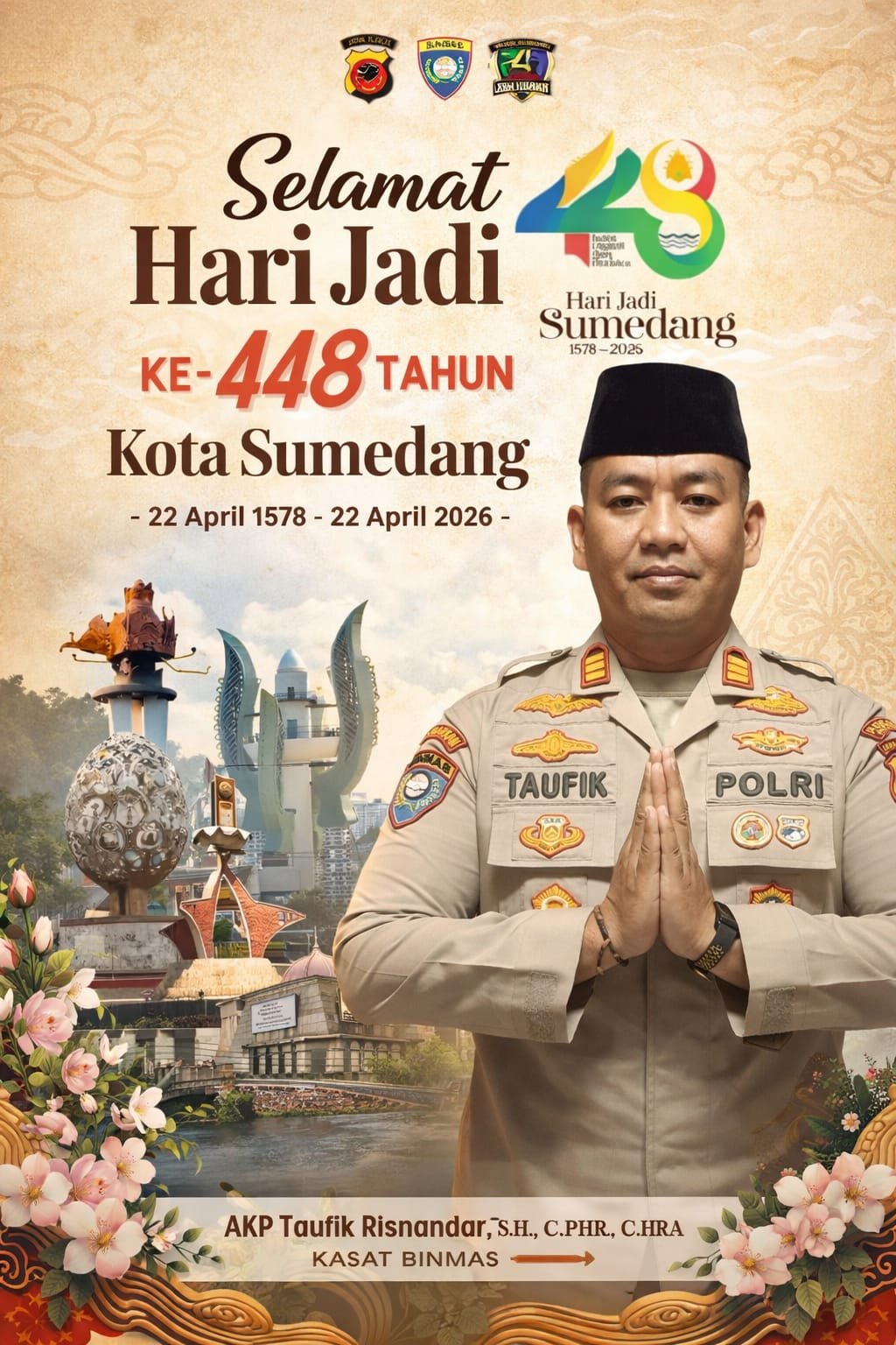 Di Hari Jadi ke-448, AKP Taufik Risnandar: Sumedang Harus Makin Maju, Aman, dan Sejahtera