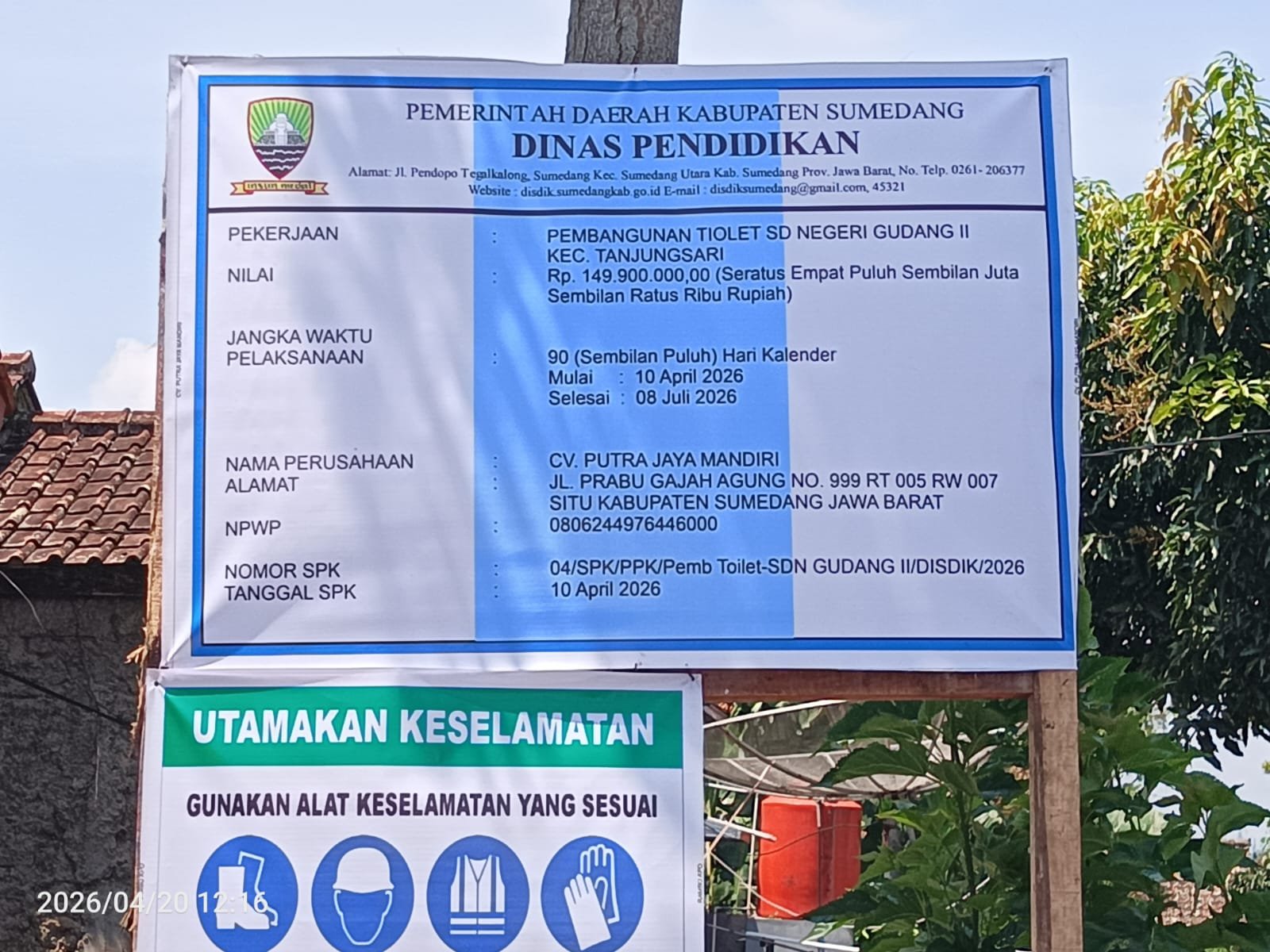 Toilet Baru untuk Sekolah Dasar, Harapan Lama SDN Gudang II Akhirnya Terwujud
