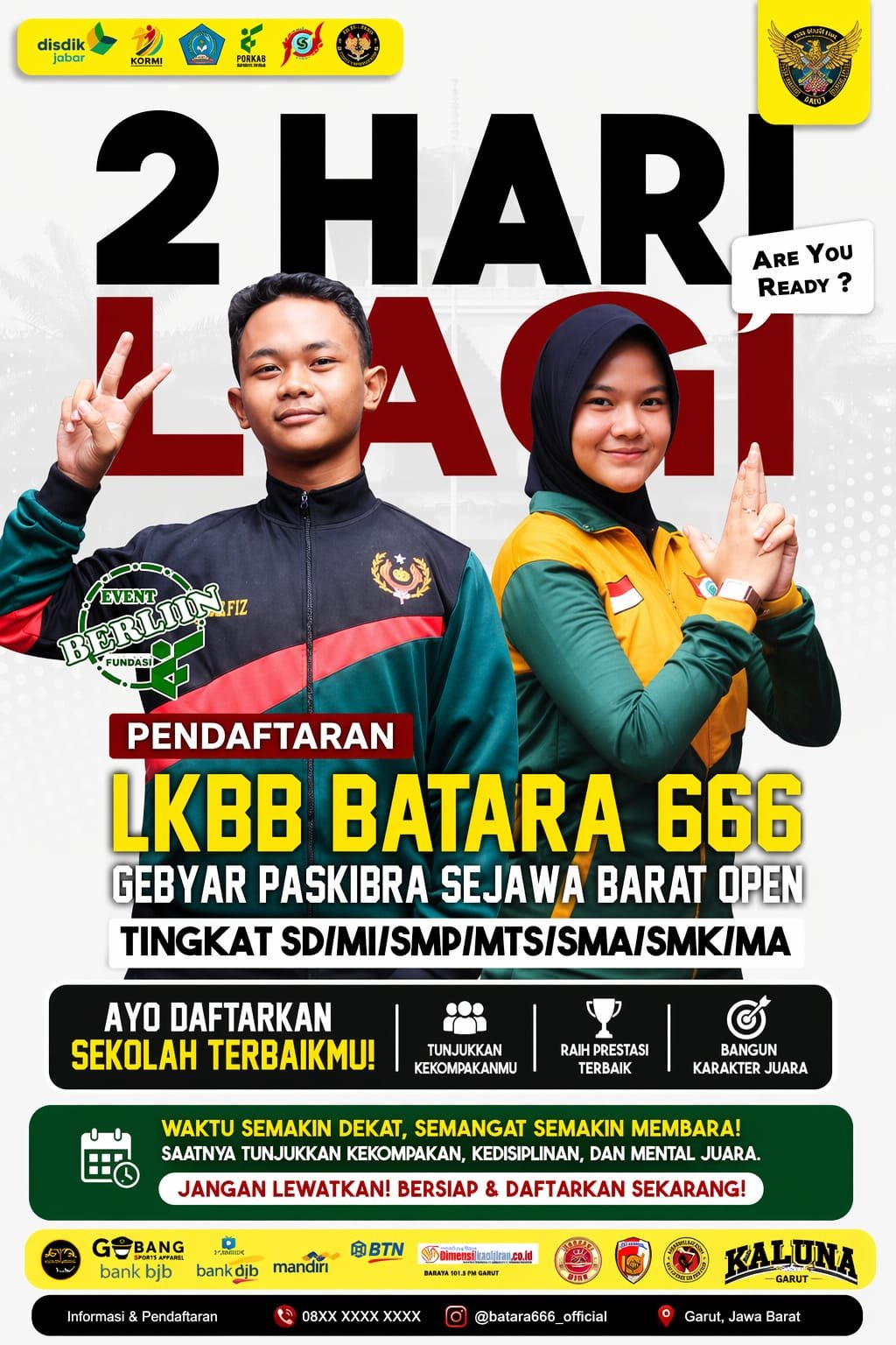 2 Hari Lagi! LKBB BATARA 666 Siap Meledak, Pasukan Terbaik Jabar Turun Tempur!