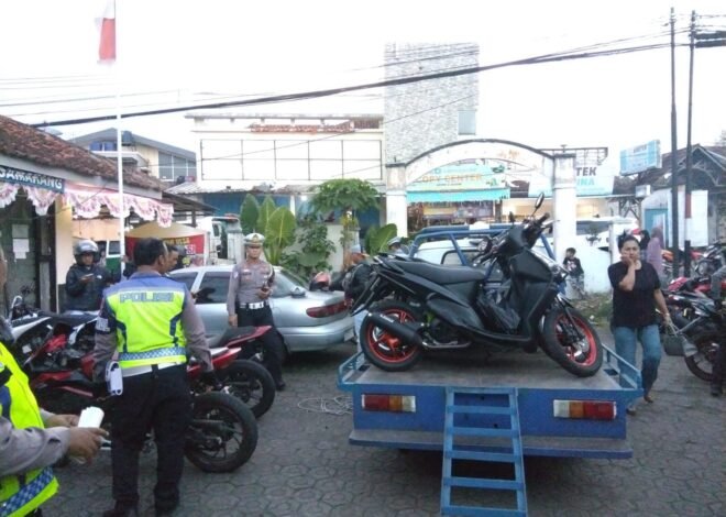 Sering meresahkan, Polisi tertibkan Knalpot Tidak Sesuai Spesifikasi di Samarang Garut