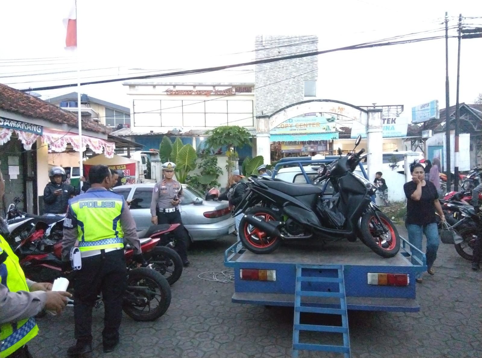 Sering meresahkan, Polisi tertibkan Knalpot Tidak Sesuai Spesifikasi di Samarang Garut