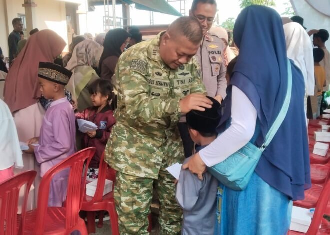 Danramil Tanjungsari apresiasi ​kepada Pemdes Sukasari Santuni Anak Yatim Jelang Muharram.