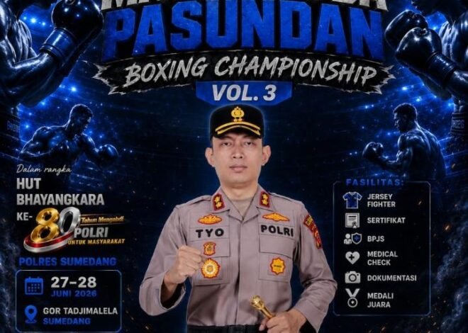 Maung Muda Pasundan Boxing Championship Vol. 3 Siap Digelar, Kapolres Sumedang AKBP Sandityo Mahardika Dukung Lahirnya Atlet Berprestasi