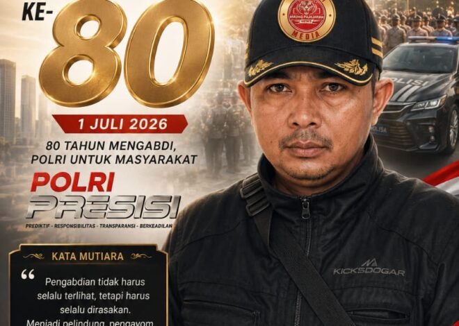 Di usia yang ke-80 tahun ini, diharapkan Polri terus meningkatkan kualitas pelayanan publik, memperkuat sinergitas dengan seluruh elemen bangsa, serta semakin dekat dengan masyarakat dalam mewujudkan Indonesia yang aman, damai, dan sejahtera.