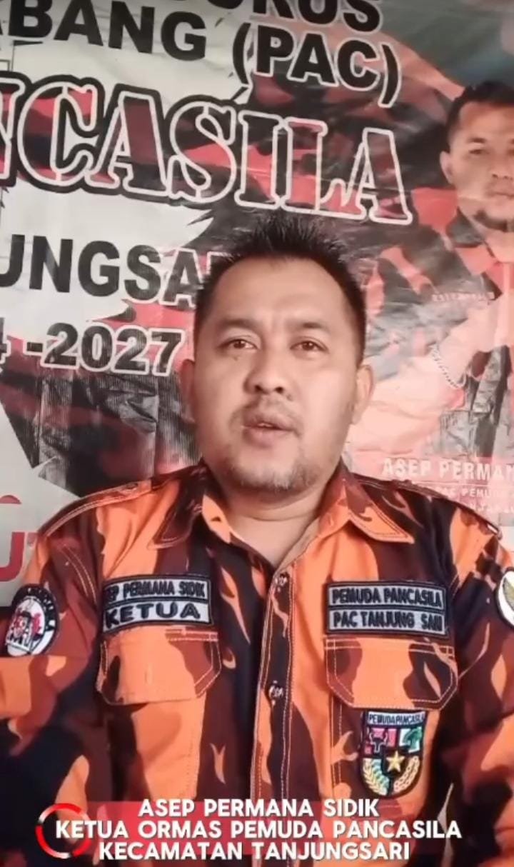 Ketua Pemuda Pancasila PAC Tanjungsari Ucapkan Selamat Hari Bhayangkara ke-80