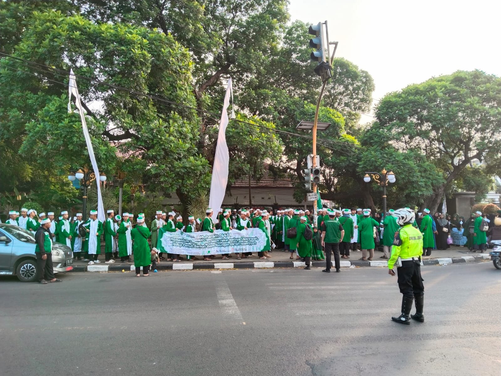 Sambut 1 Muharram 1448 H dengan Jalan Sehat, Polres Purwakarta Kawal Kegiatan Masyarakat Tetap Aman dan Kondusif