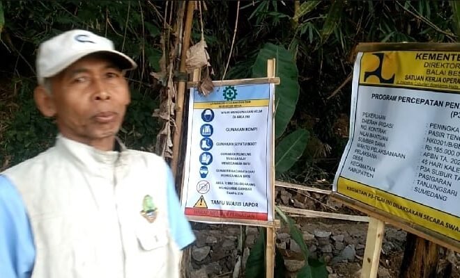 Delapan Hari Berjalan, Pembangunan Jaringan Irigasi P3-TGAI di Pasigaran Terus Dikebut