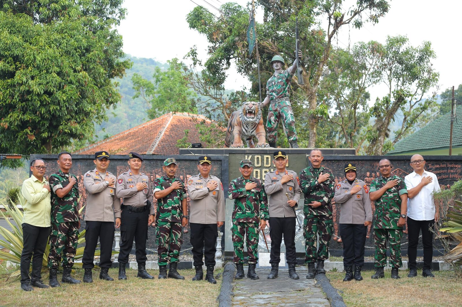 Polres Sumedang Perkuat Sinergitas Bersama Kodim 0610/Sumedang