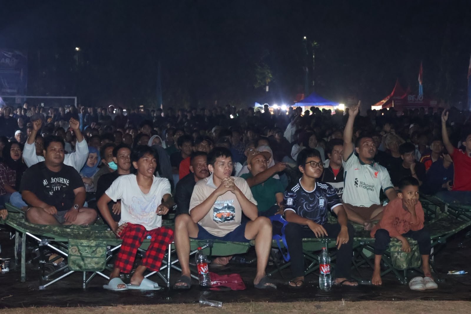 Lebih dari 2.000 Penonton Meriahkan Nobar Final Piala Dunia yang Digelar Lanud Halim Perdanakusuma 
