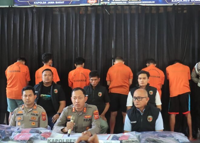 Polres Sumedang Ungkap Komplotan Curas dan Curat Lintas Daerah, Enam Residivis Diamankan