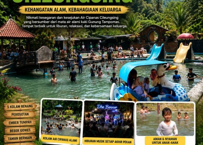 Hangatnya Kebersamaan di Wisata Air Cipanas Cileungsing, Destinasi Keluarga Favorit di Kaki Gunung Tampomas