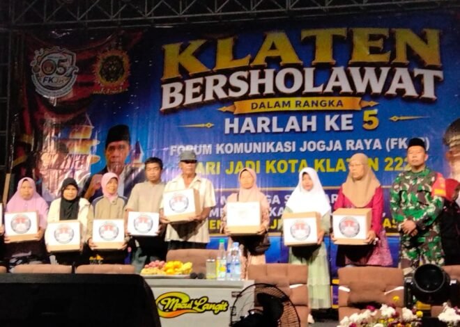 Peringati Harlah FKJR Ke-5, Klaten Bersholawat Hadirkan Semangat Kebersamaan Dan Religiusitas