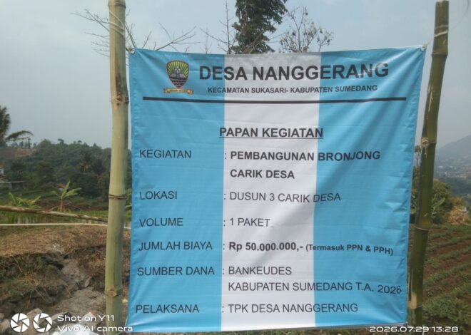 Bronjong Carik Desa Nanggerang Akhirnya Dibangun, Warga Ungkap Rasa Syukur