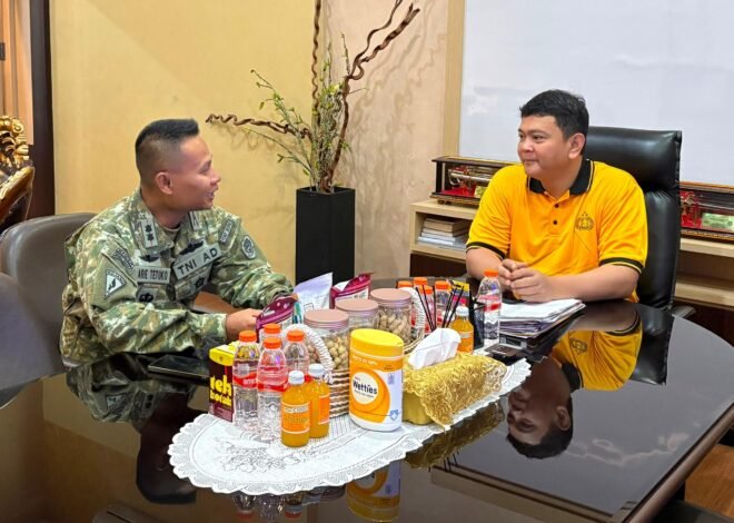 Kapolres Sumedang Terima Kunjungan Silaturahmi Danyon 301/PKS Sumedang