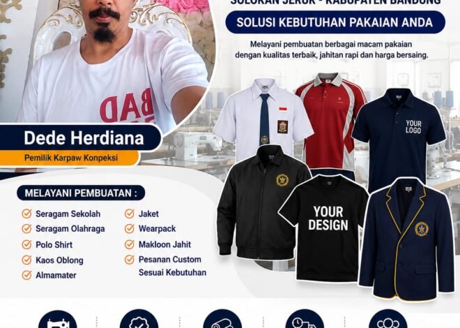 Karpaw Konpeksi Bandung Tawarkan Jasa Pembuatan Seragam dan Makloon Jahit dengan Harga Kompetitif