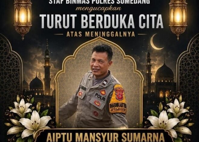 Polres Sumedang Berduka, Aiptu Mansyur Sumarna Berpulang, Pengabdiannya Akan Selalu Dikenang